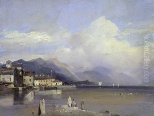 Boccadasse, Genoa with Monte Fasce in the Background