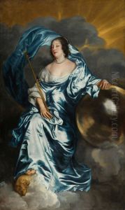Portrait of Rachel Ruvigny, Countess of Southampton (?-?) as Fortuna
