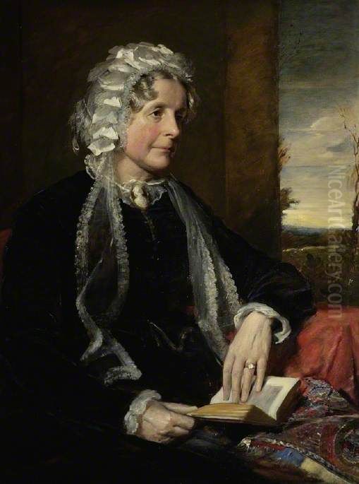 Mrs William Fothergill Robinson Oil Painting by George Richmond