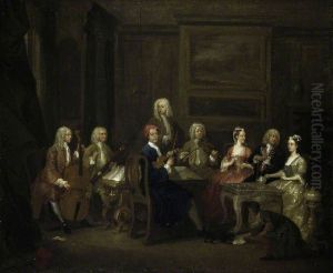 A Musical Party, the Mathias Family