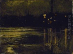 The Thames at Chelsea, Evening