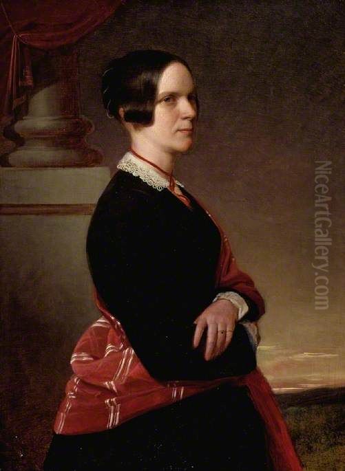 Mrs Sandys, the artist's mother Oil Painting by Frederick Sandys