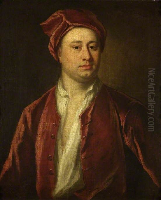 Portrait of an Unknown Man Oil Painting by John Smibert