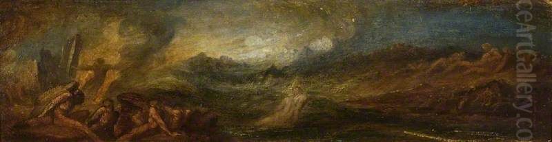 Chaos Oil Painting by George Frederic Watts