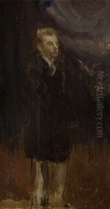 Portrait Study of a Man Oil Painting by James McNeill Whistler