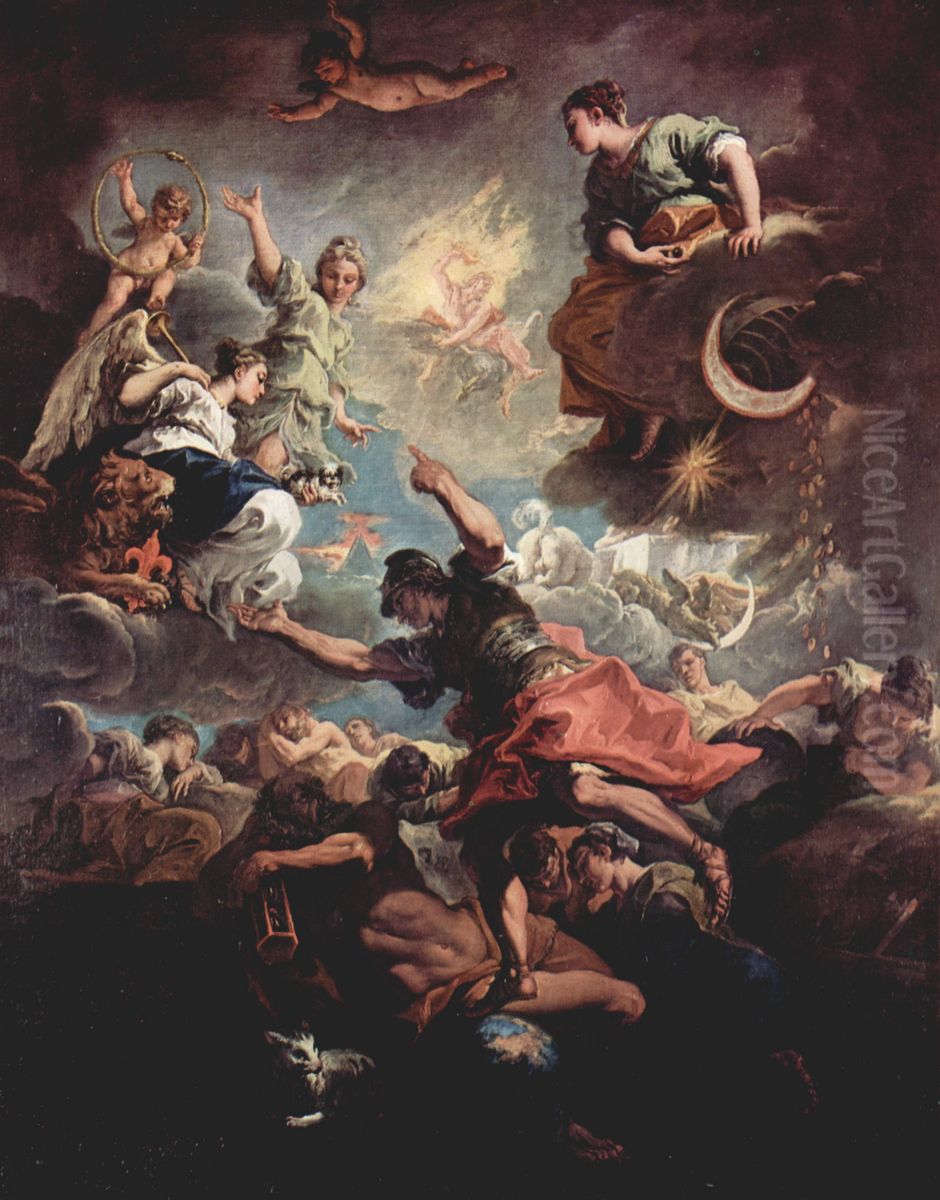 Allegorie der Toskana Oil Painting by Sebastiano Ricci