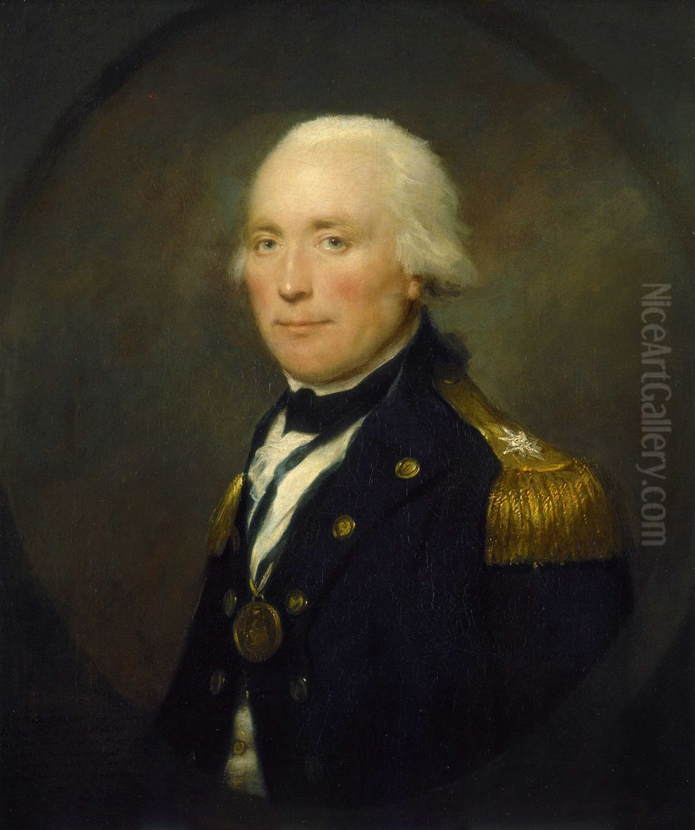 Rear-Admiral Sir Robert Calder, 1745-1818 Oil Painting by Lemuel-Francis Abbott