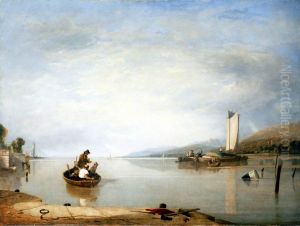 Boats off Cowes Castle