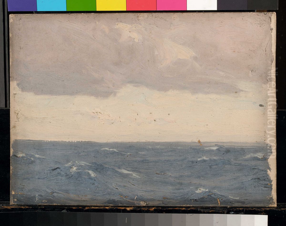 The sea Oil Painting by John Fraser