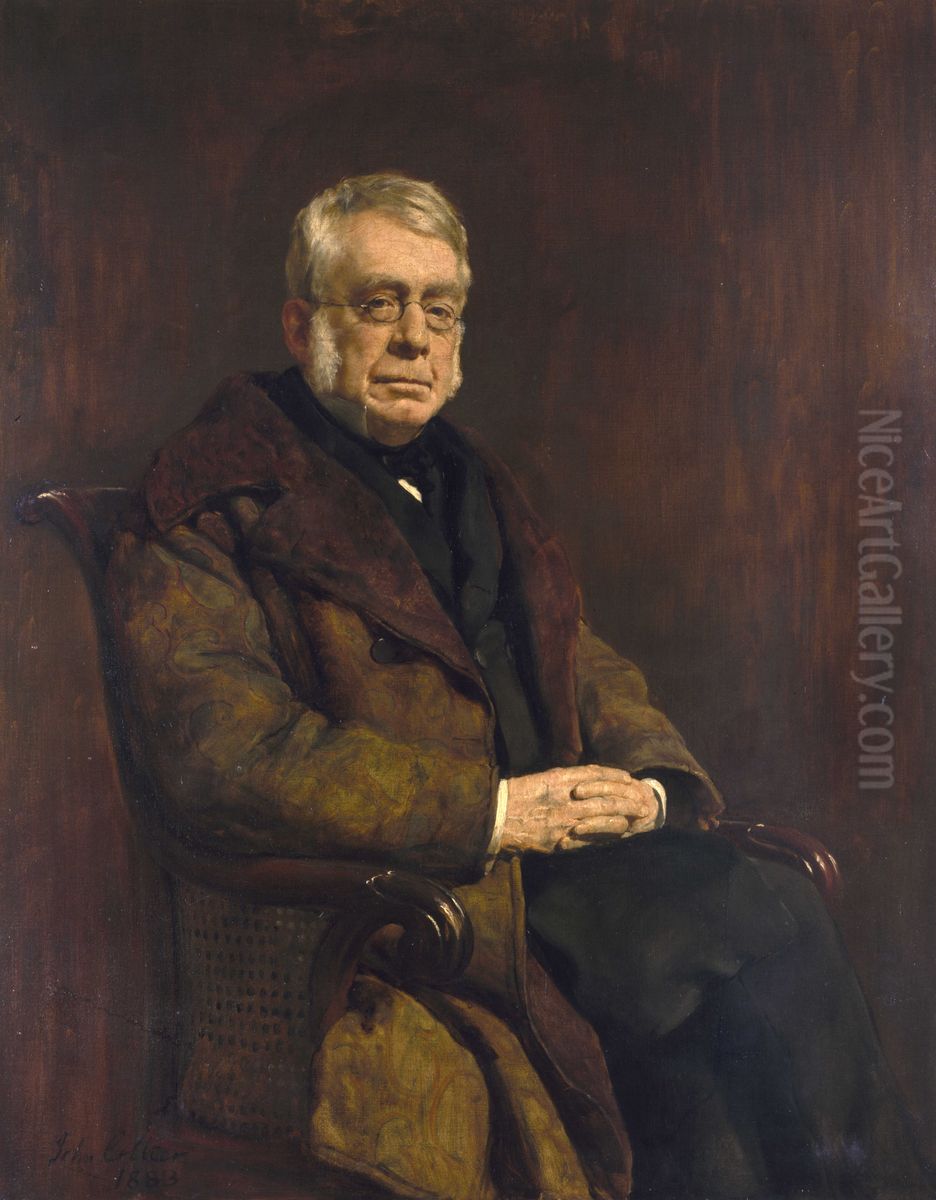 Sir George Biddell Airy, 1801-1892 Oil Painting by Collier, John
