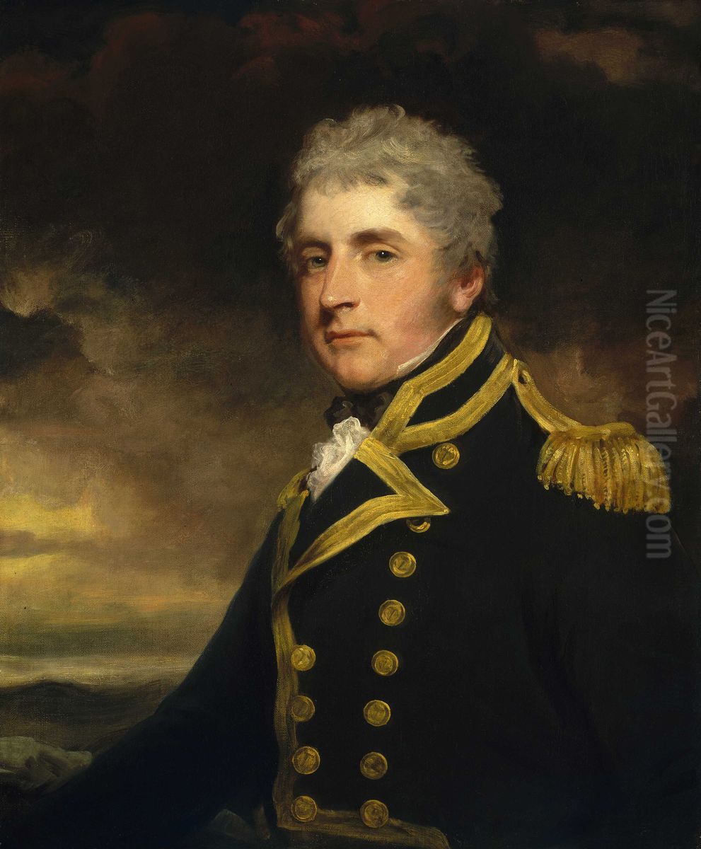 Captain Henry Blackwood, 1770-1832 Oil Painting by John Hoppner