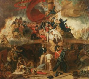 The Death of Nelson at the Battle of Trafalgar, 21 October 1805