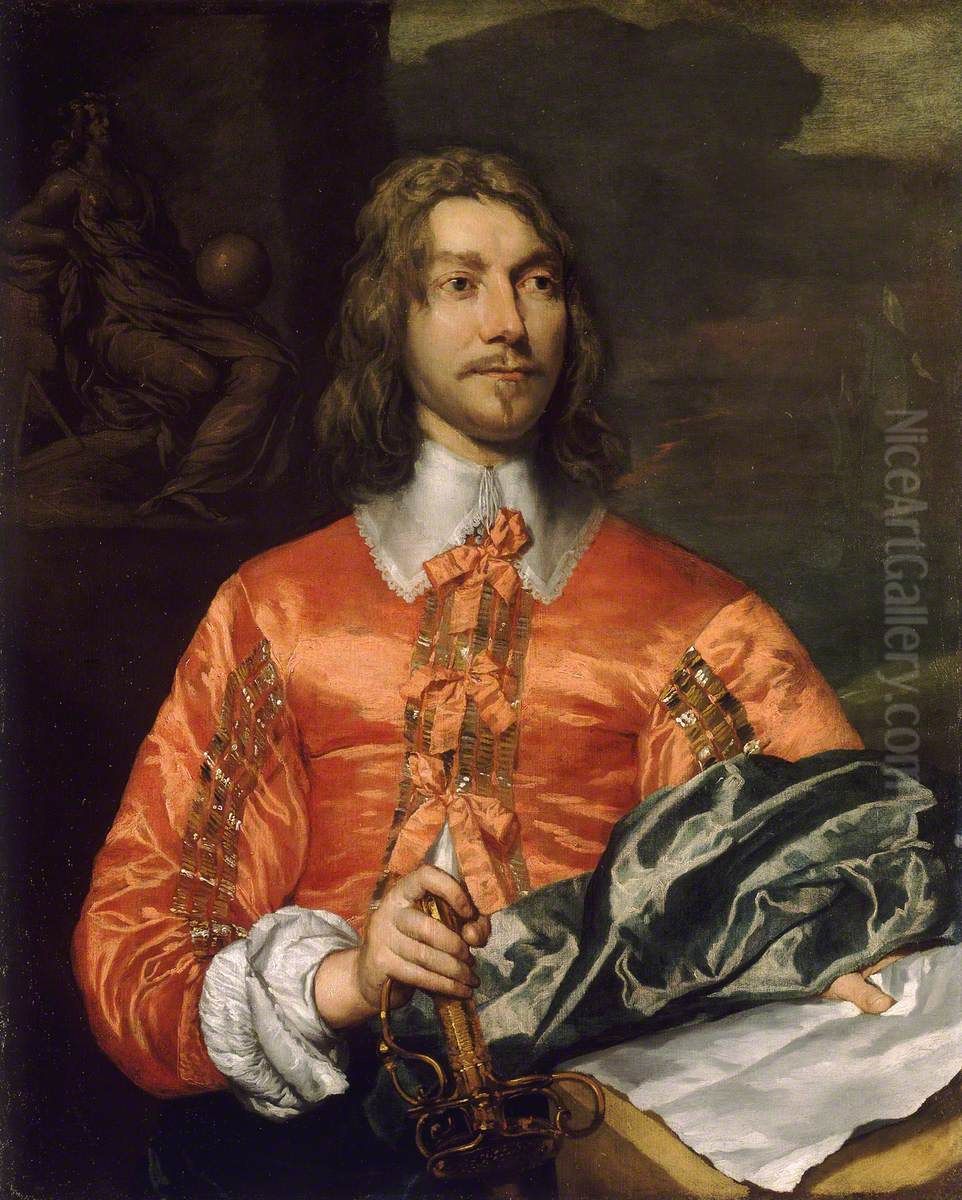 Portrait of a Royalist Oil Painting by William Dobson
