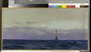The Wolf Rock lighthouse