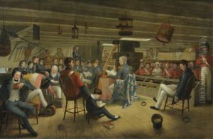 Divine service as it is usually performed on board a British frigate at sea
