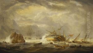 Loss of the 'Magnificent', 25 March 1804