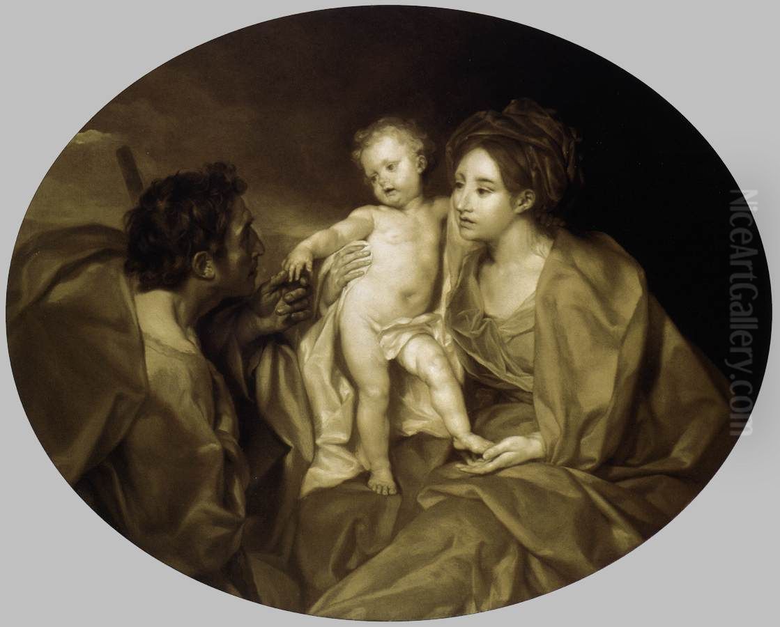 The Holy Family Oil Painting by Anton Raphael Mengs