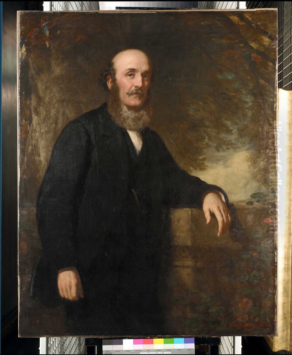 Peter Denny, 1821-1895 Oil Painting by Daniel Macnee