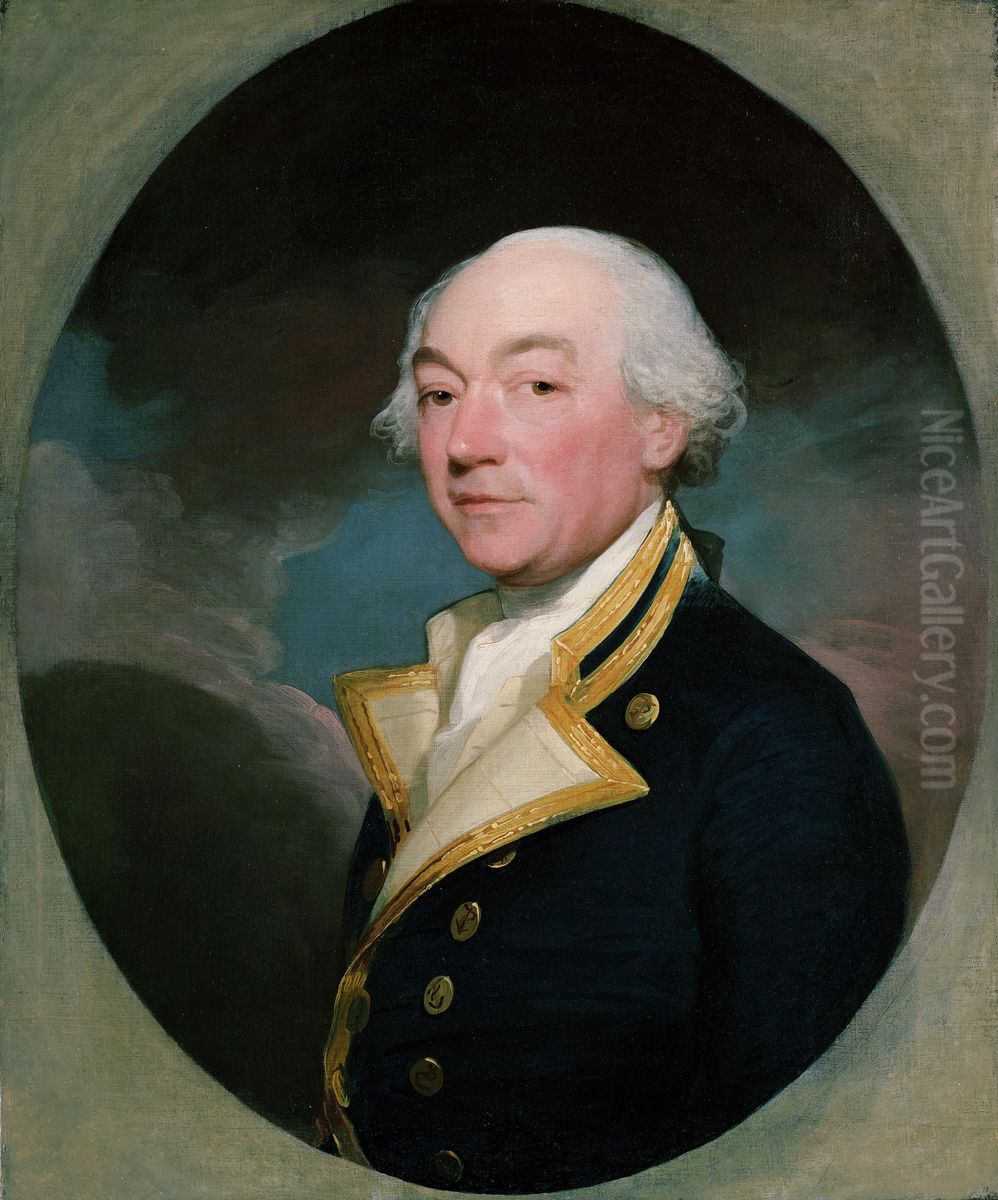 Captain William Locker, 1731-1800 Oil Painting by Gilbert Stuart