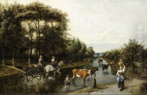 Milkmaid and Vegetable Seller