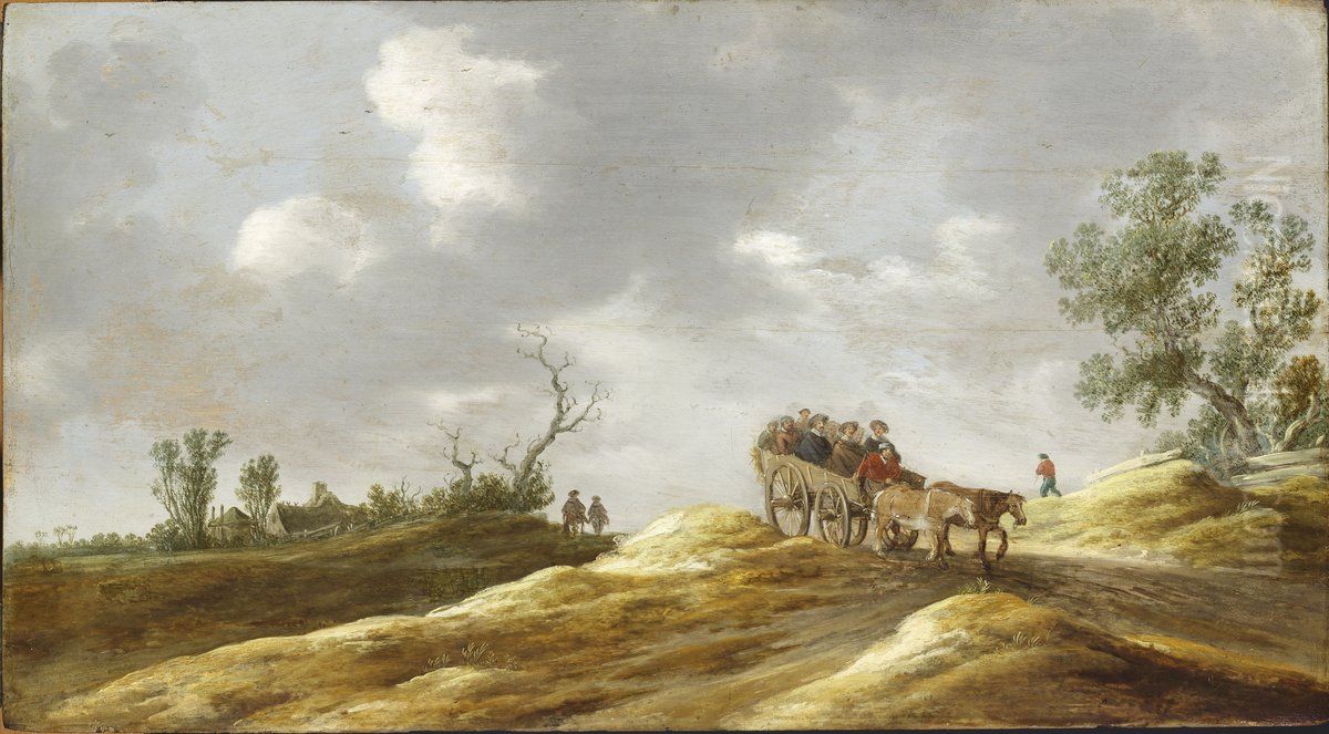 Dune Landscape Oil Painting by Pieter de Neyn