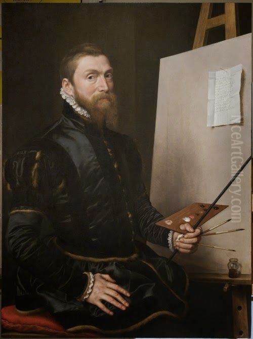 Self-portrait Oil Painting by Antonis Mor