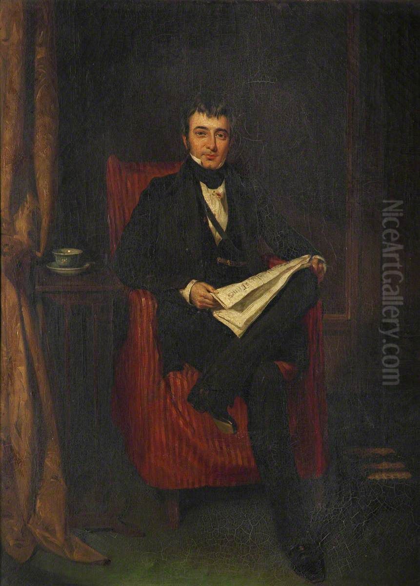 Captain William Stanway Parkinson (ca.1769-1838) Oil Painting by George Hayter