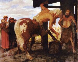 Kentaur in the forge