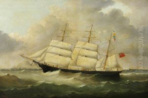 The barque 'Homewood' at sea