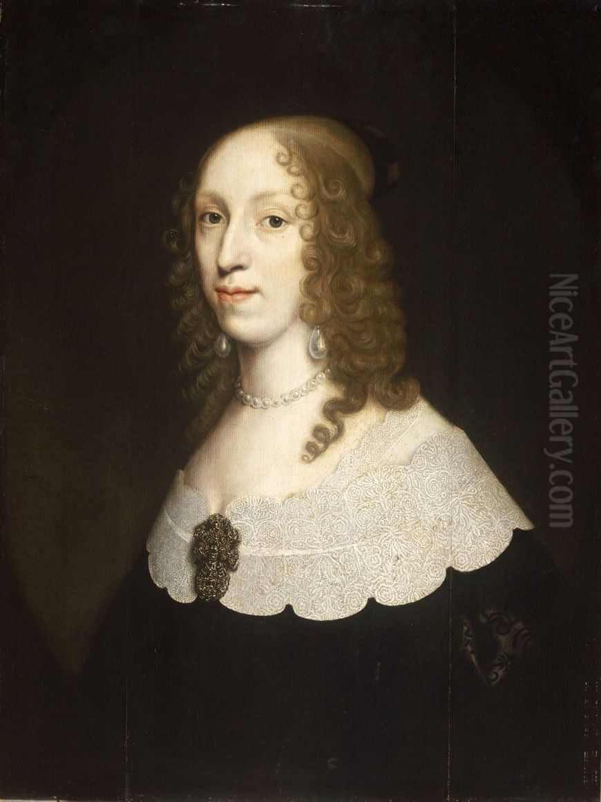 Portrait of an Unknown Lady Oil Painting by Gerard van Honthorst