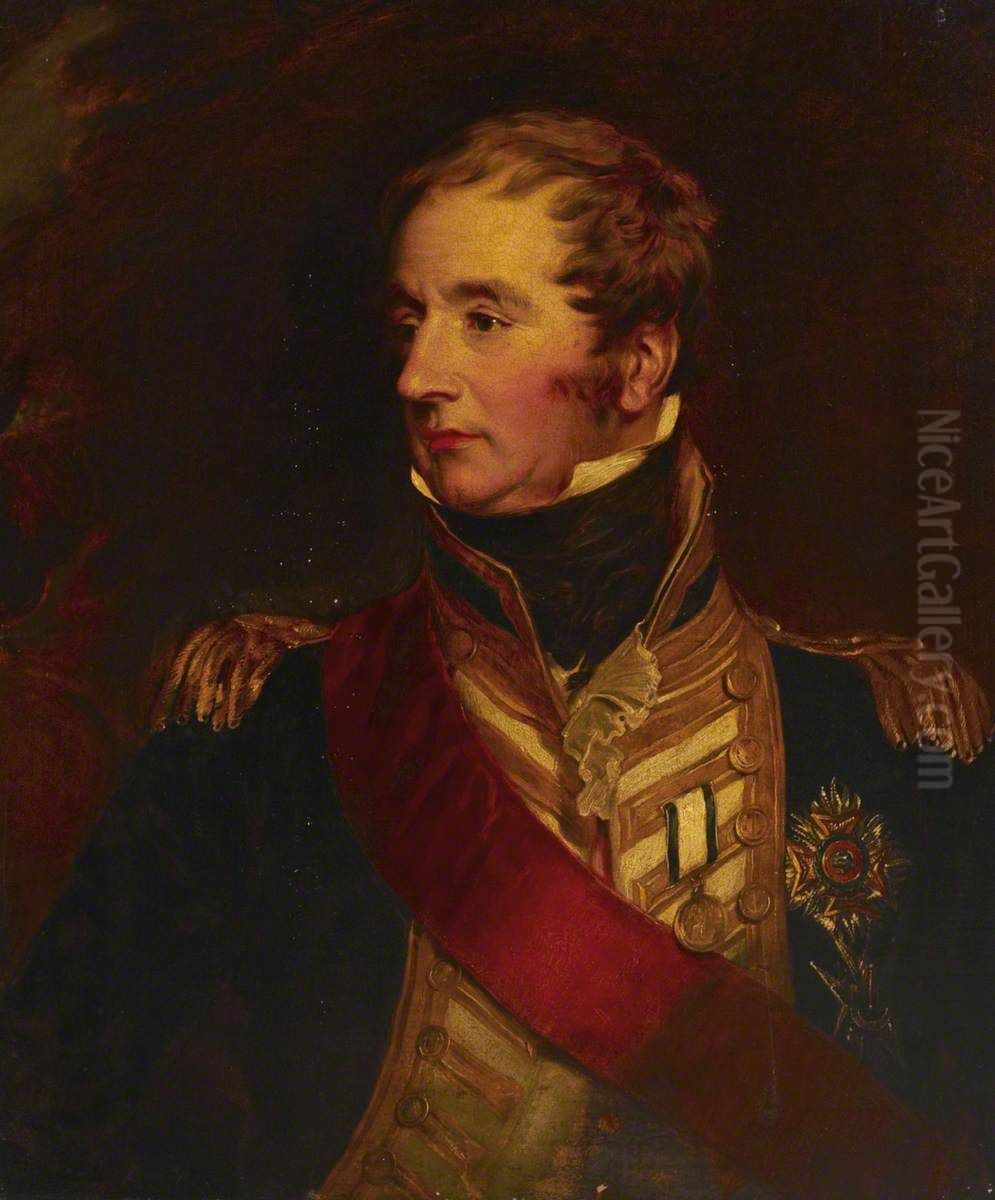 Admiral Sir George Martin (1764-1847) Oil Painting by Charles Landseer