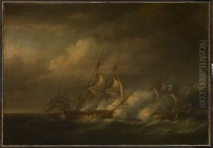 The Anson taking the Loire, 18 October 1798