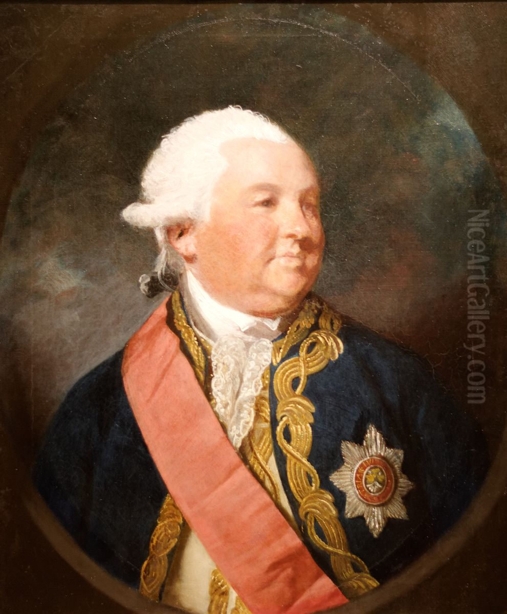 Man's portrait Oil Painting by Of Sir Joshua Reynolds