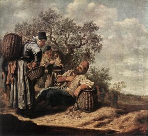Landscape with Conversing Peasants