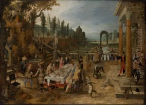 Elegant Company Dining Outdoors