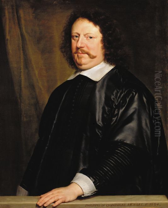Portrait of Henri Groulart Oil Painting by Philippe de Champaigne