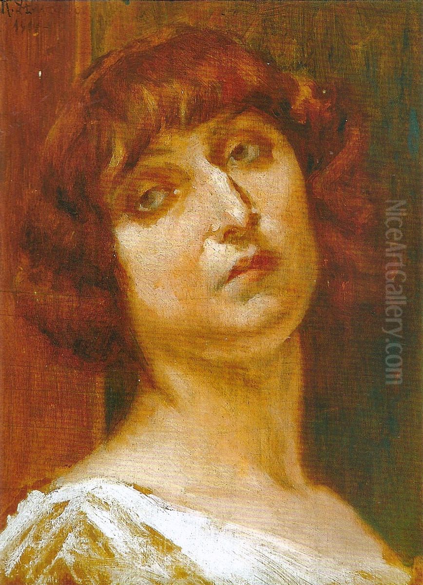 Juliette Oil Painting by Rodolfo Amoedo