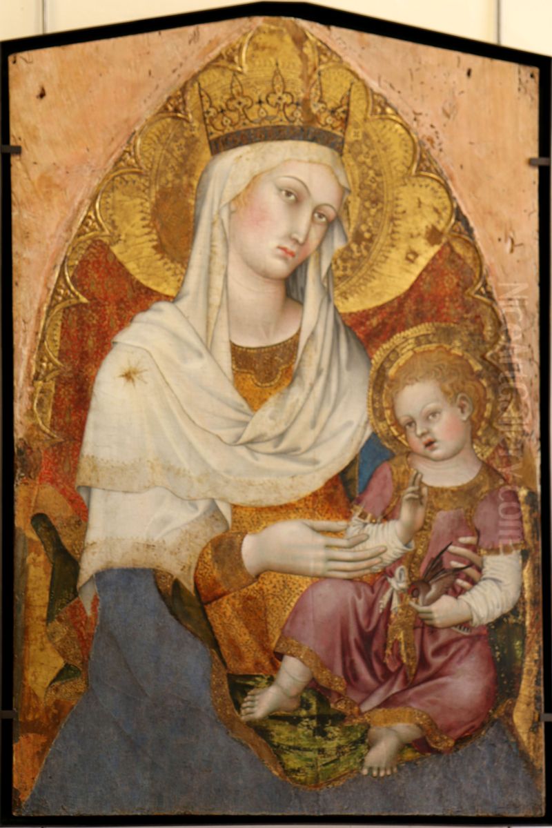 La Vierge et l'Enfant Oil Painting by Taddeo Di Bartolo