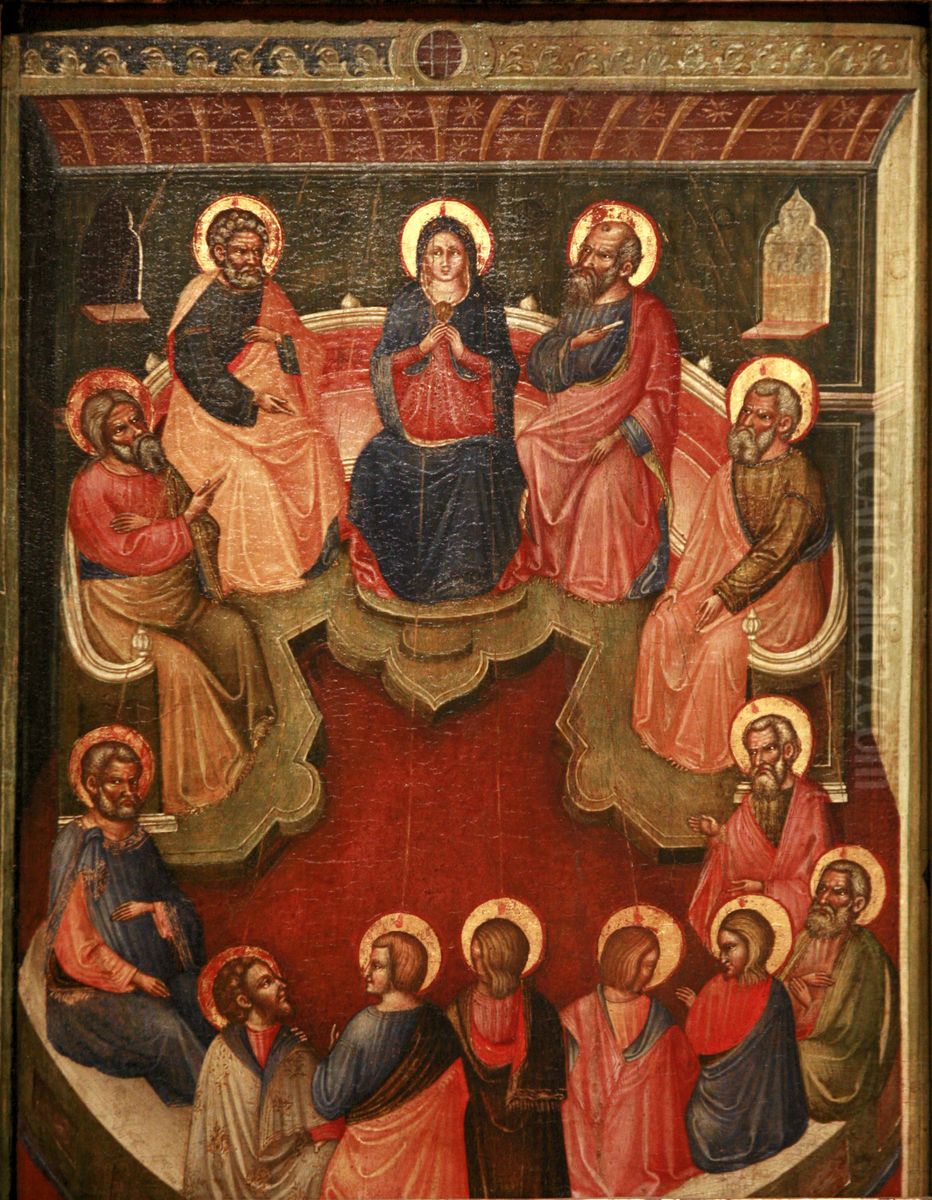 Ausgiessung des Heiligen Geists Oil Painting by unknown