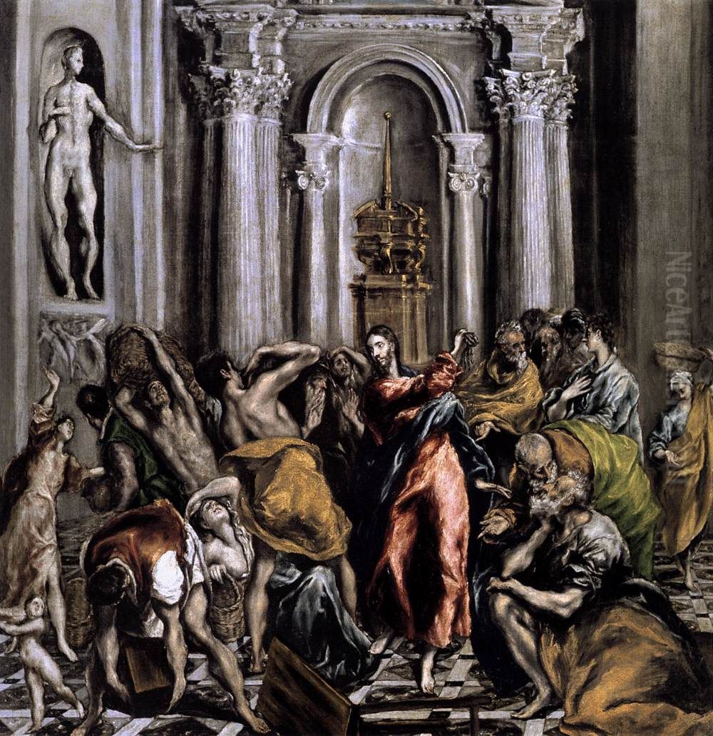 La purificacion del templo Oil Painting by El Greco