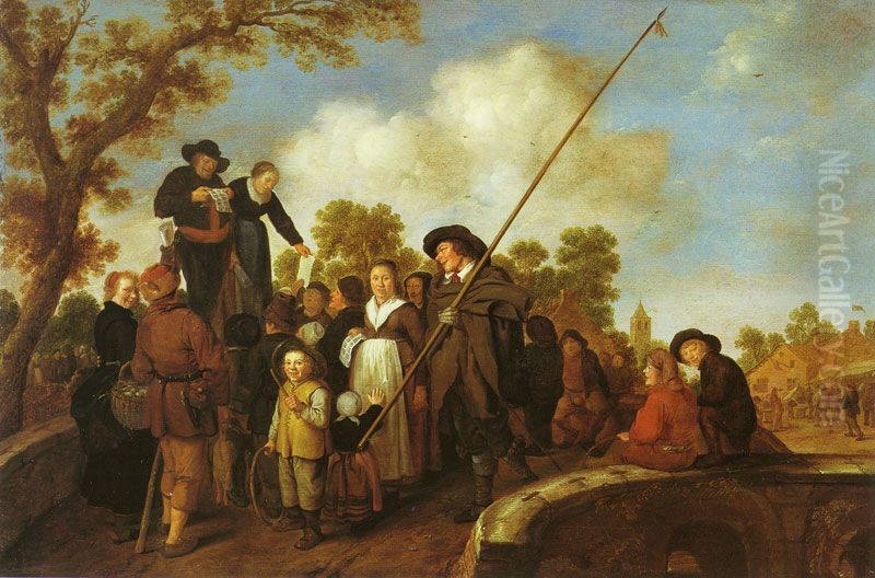 The Fat Kitchen Oil Painting by Jan Miense Molenaer