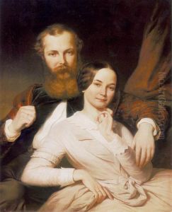 The Composer Mihaly Mosonyi and His Wife