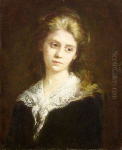 Young Woman with Her Hair Untied