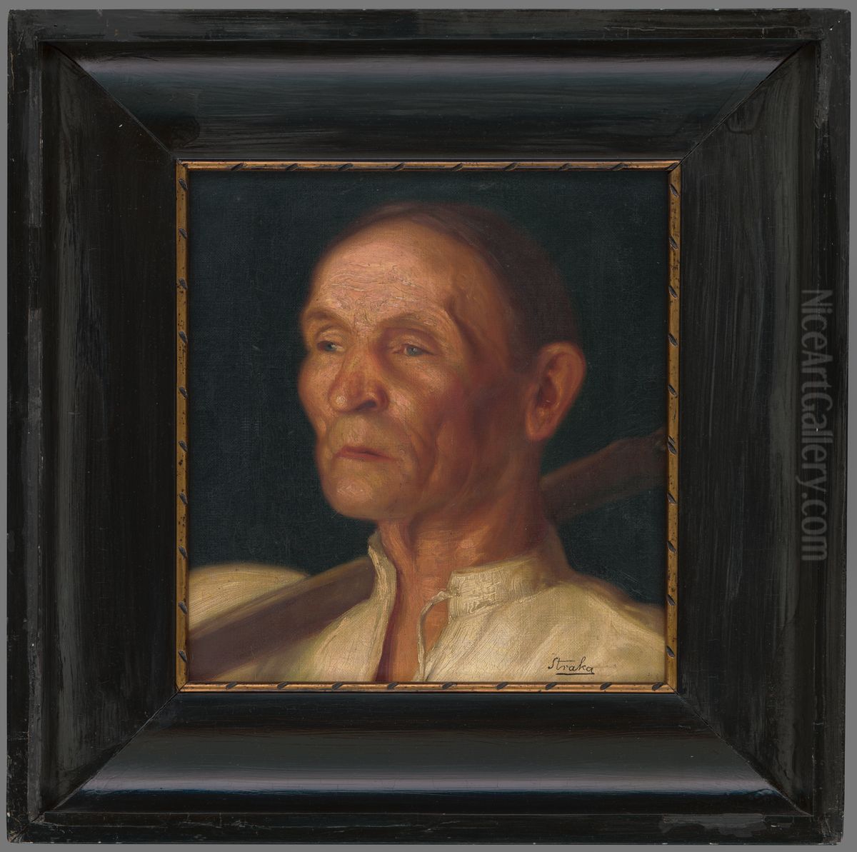 Zvonar z Trenc. Teplej Oil Painting by Stefan Straka