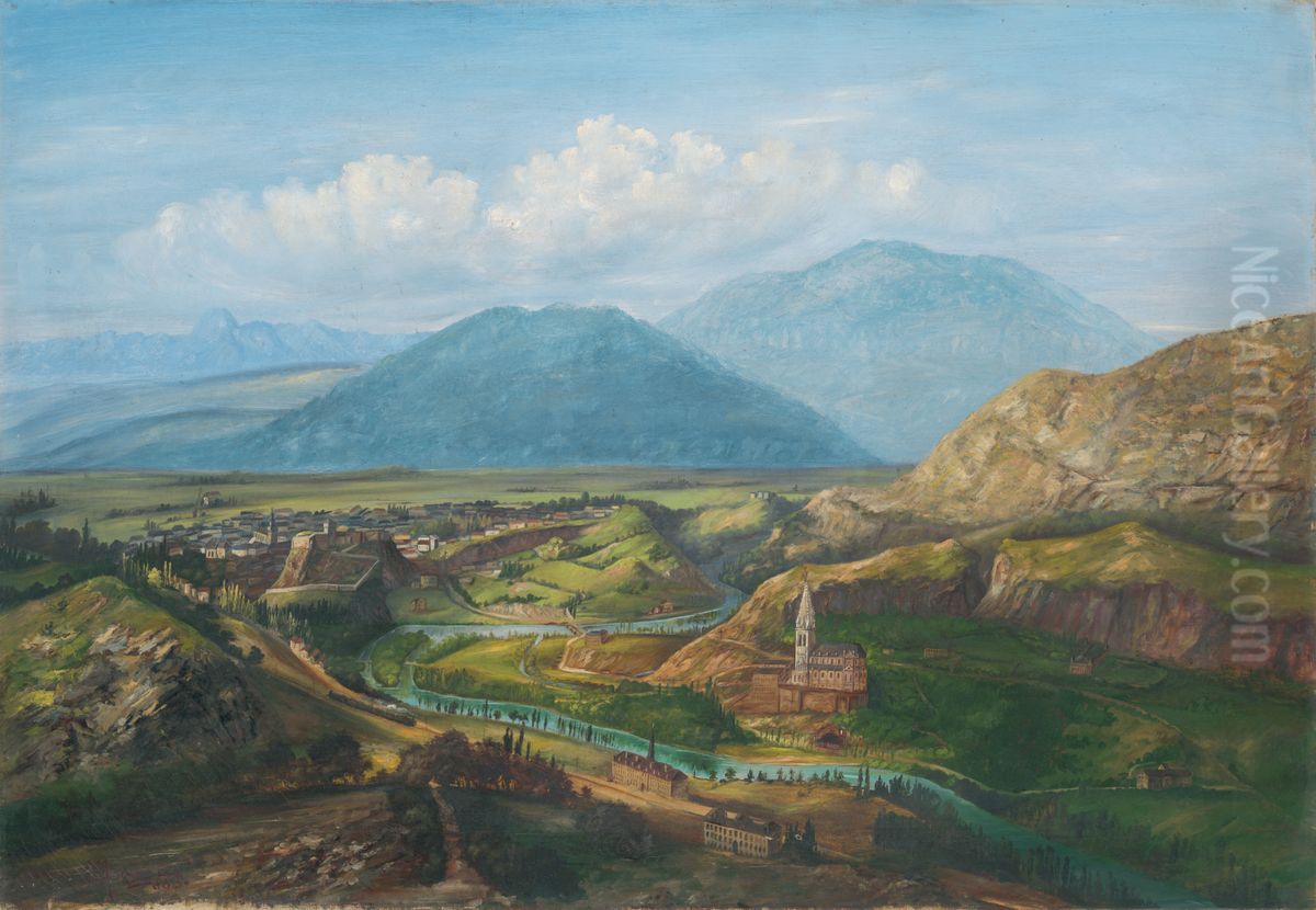 Veduta Oil Painting by Jozef Murgas
