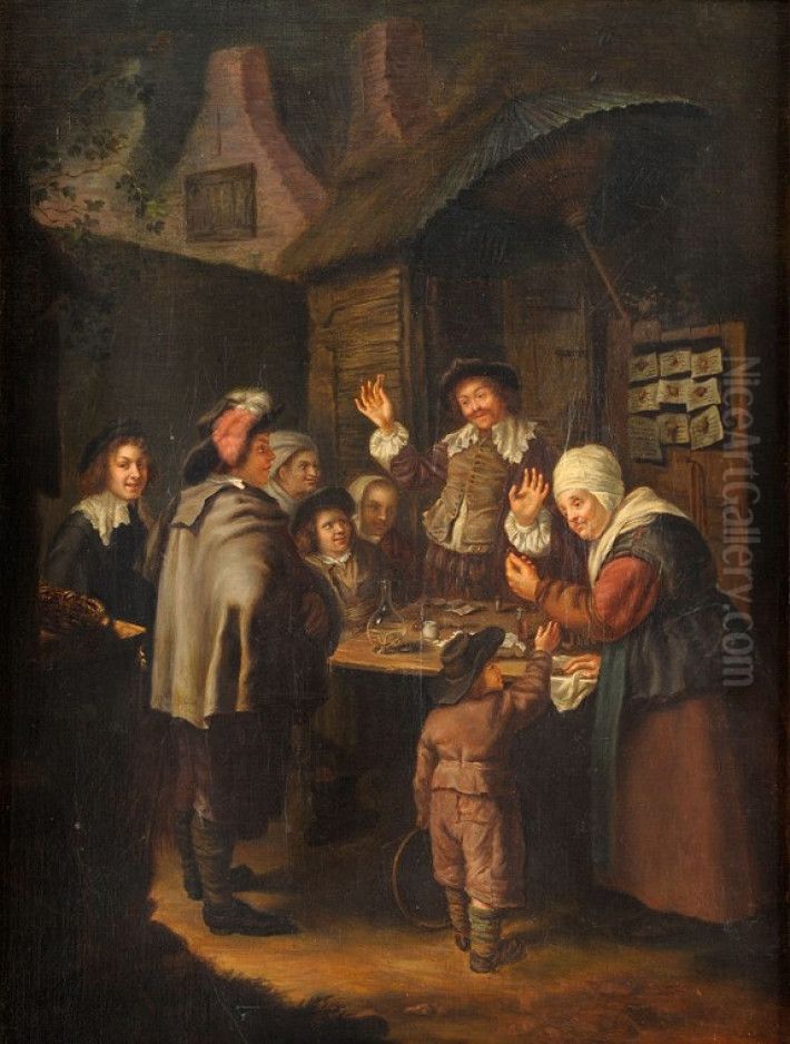 The Charlatan Oil Painting by Frans van Mieris