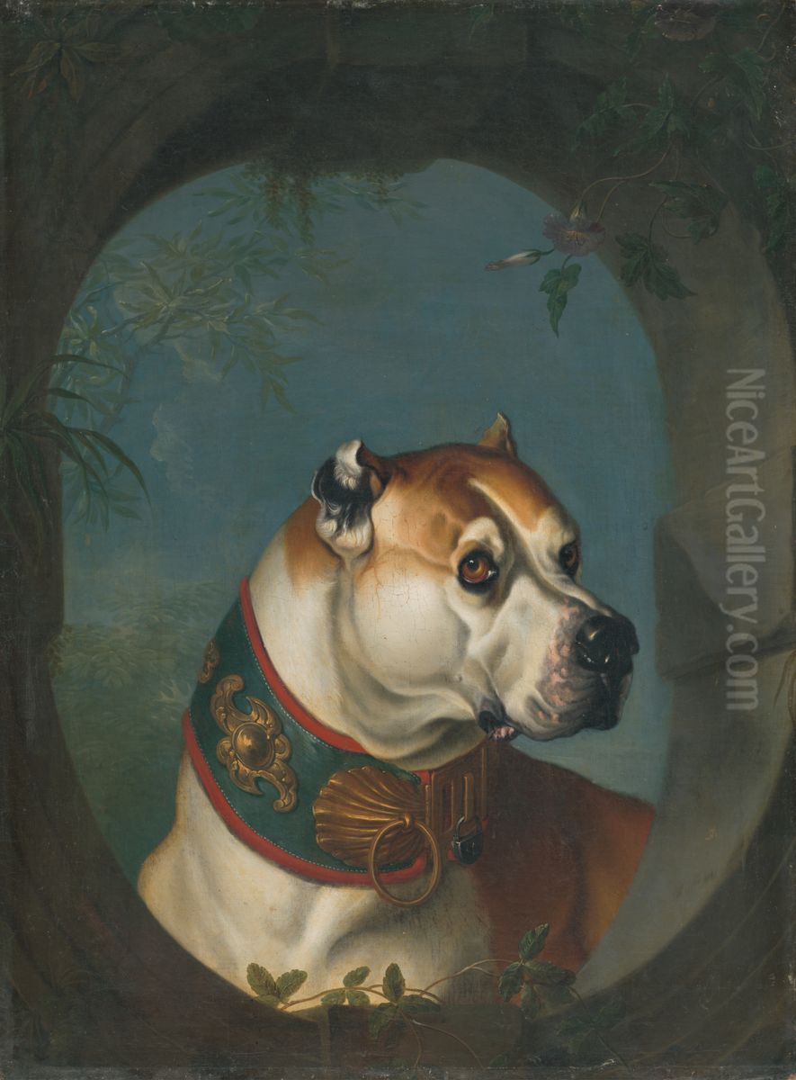 Portret psa Oil Painting by Ernest Zmetak Art Gallery