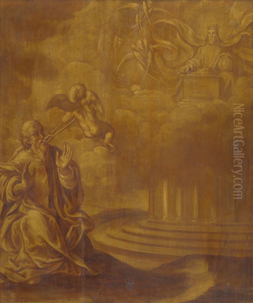 Alegoria mlcanlivosti Oil Painting by Ernest Zmetak Art Gallery