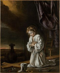 Child Christ before the instruments of the Passion