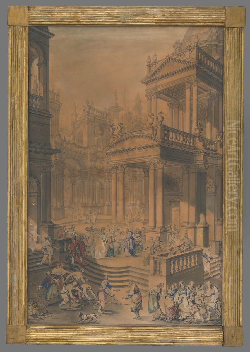 Ukamenovanie Oil Painting by Ernest Zmetak Art Gallery